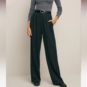 Reformation Mason Pant size 2 Black